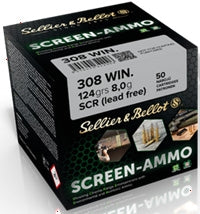 Sellier &amp; Bellot 308 Win 124 grain FMJ-Zinc Screen Ammo 50 rd