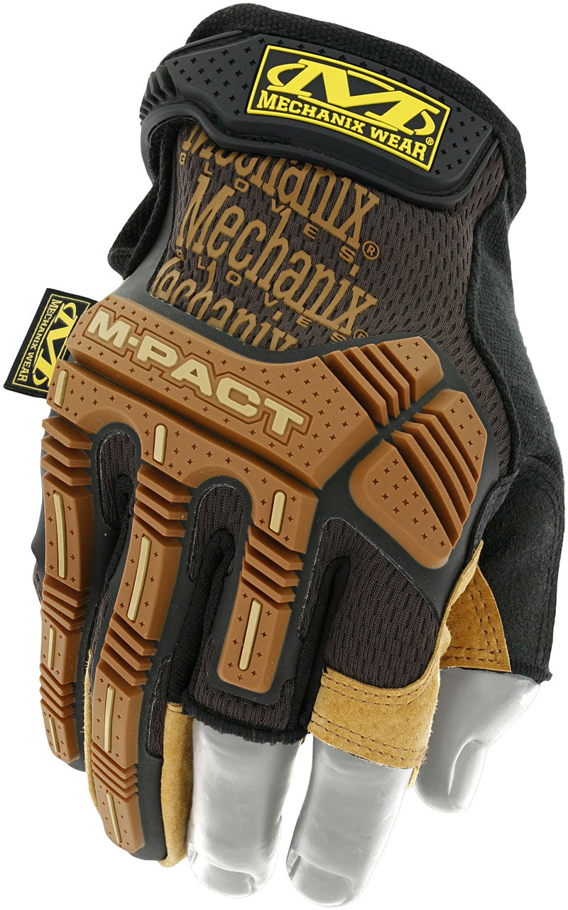 Mechanix Wear M-Pact Framer Leather Glove Brown M