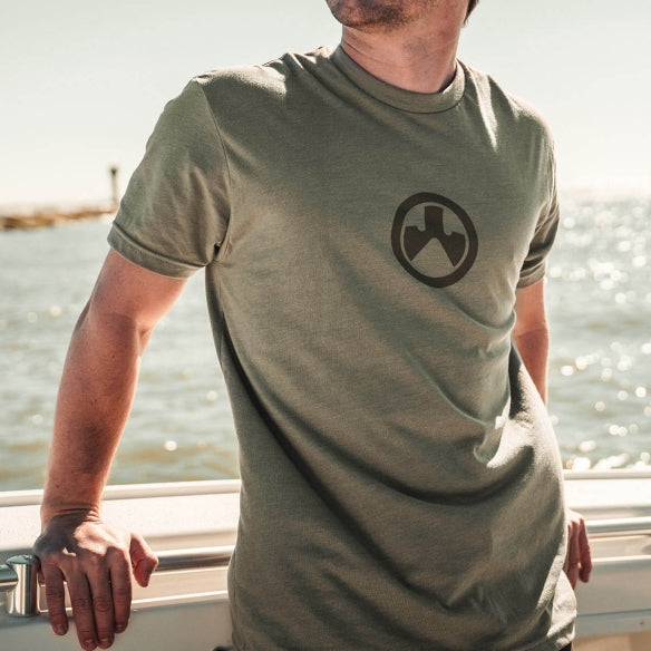 Magpul Icon Logo CVC T-Shirt Olive Drab Heather M
