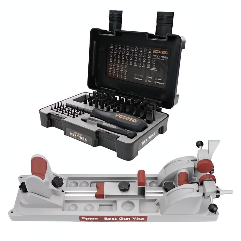 Magnum Sports Best Gun Vise + 65 Piece Screwdriver Set Combo