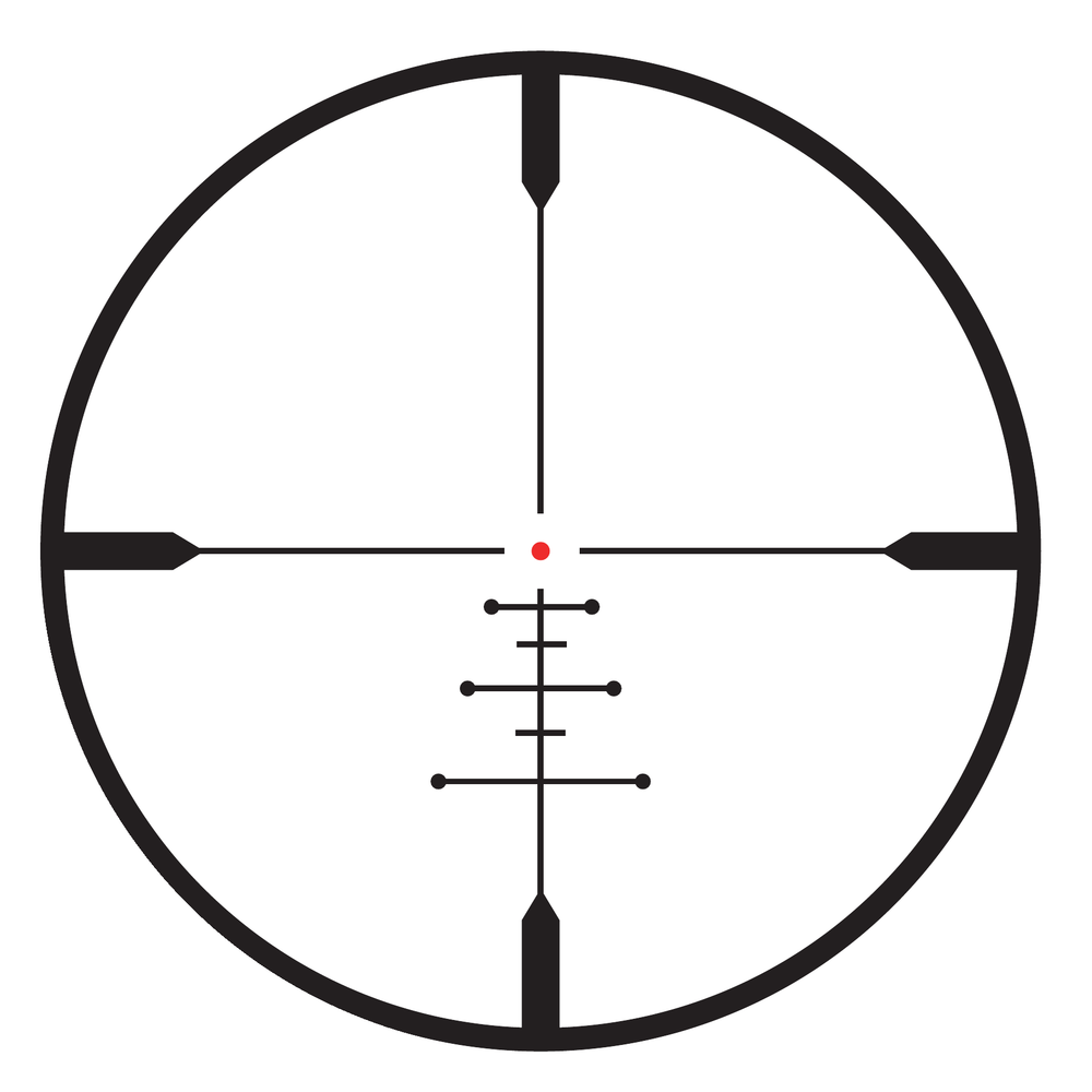 Meopta MeoHunter R5 5-25x56 FFP RD BDC 3 reticle