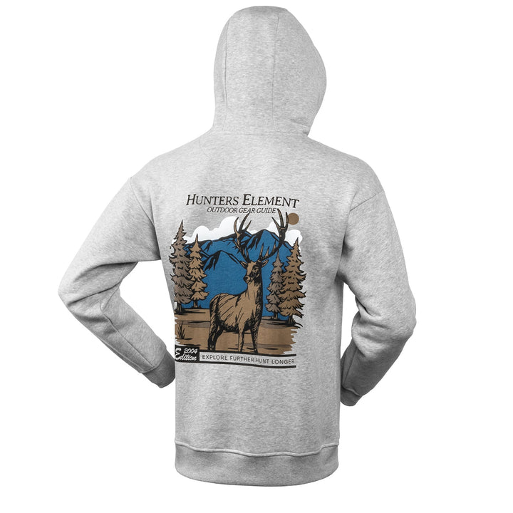 Hunters Element Monarch Hoodie Grey Marle
