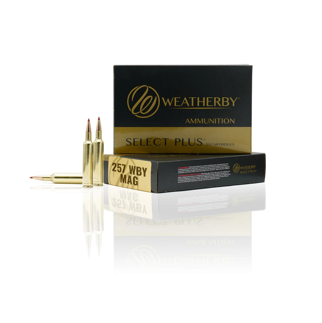 Weatherby Select Plus .257 Weatherby Magnum 115gr Nosler Ballistic Tip Ammunition