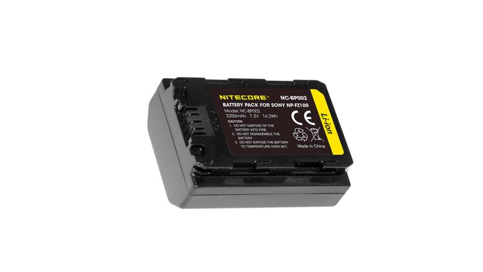 Nitecore NC-BP002 Battery Pack for Sony NP-FZ100, 2250mAh