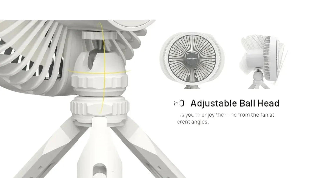Nitecore Multifunction Electric Fan Grey view 13