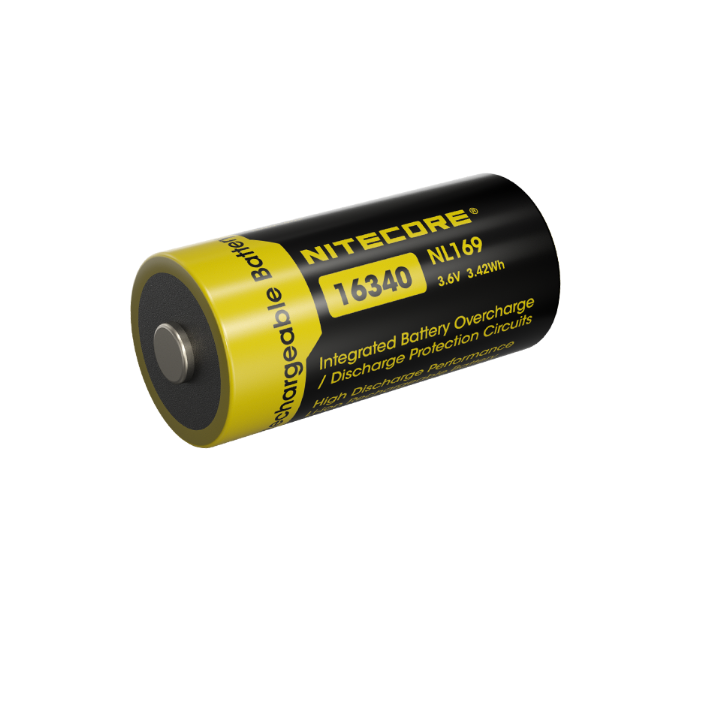 Nitecore NL169 16340 High Performance Li-ion Rechargeable Battery