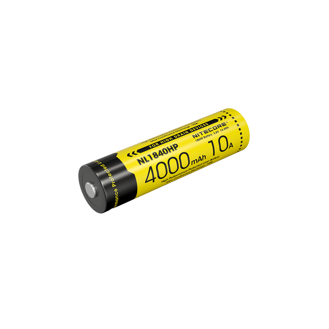 Nitecore NL1840HP High Drain Li-ion Rechargeable Battery