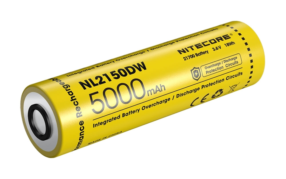 Nitecore NL2150DW 21700 Battery for R40V2, 3.6V 5000mAh