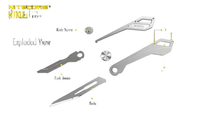 Nitecore Ultra-Tiny Titanium Keychain Knife view 3
