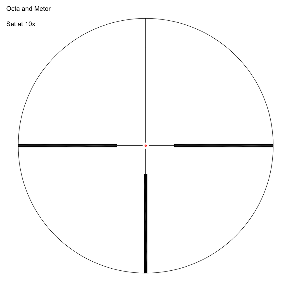 Nikko Stirling Octa 3-24x56 4 Dot Illuminated reticle