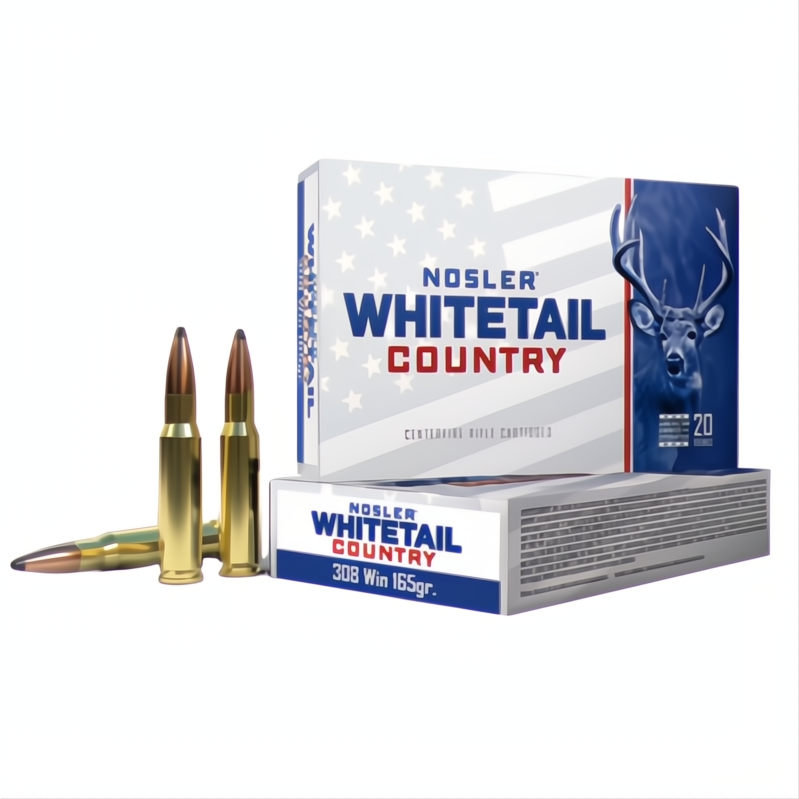 Nosler WHITETAIL AMMO 308 Win 165gr SB SP