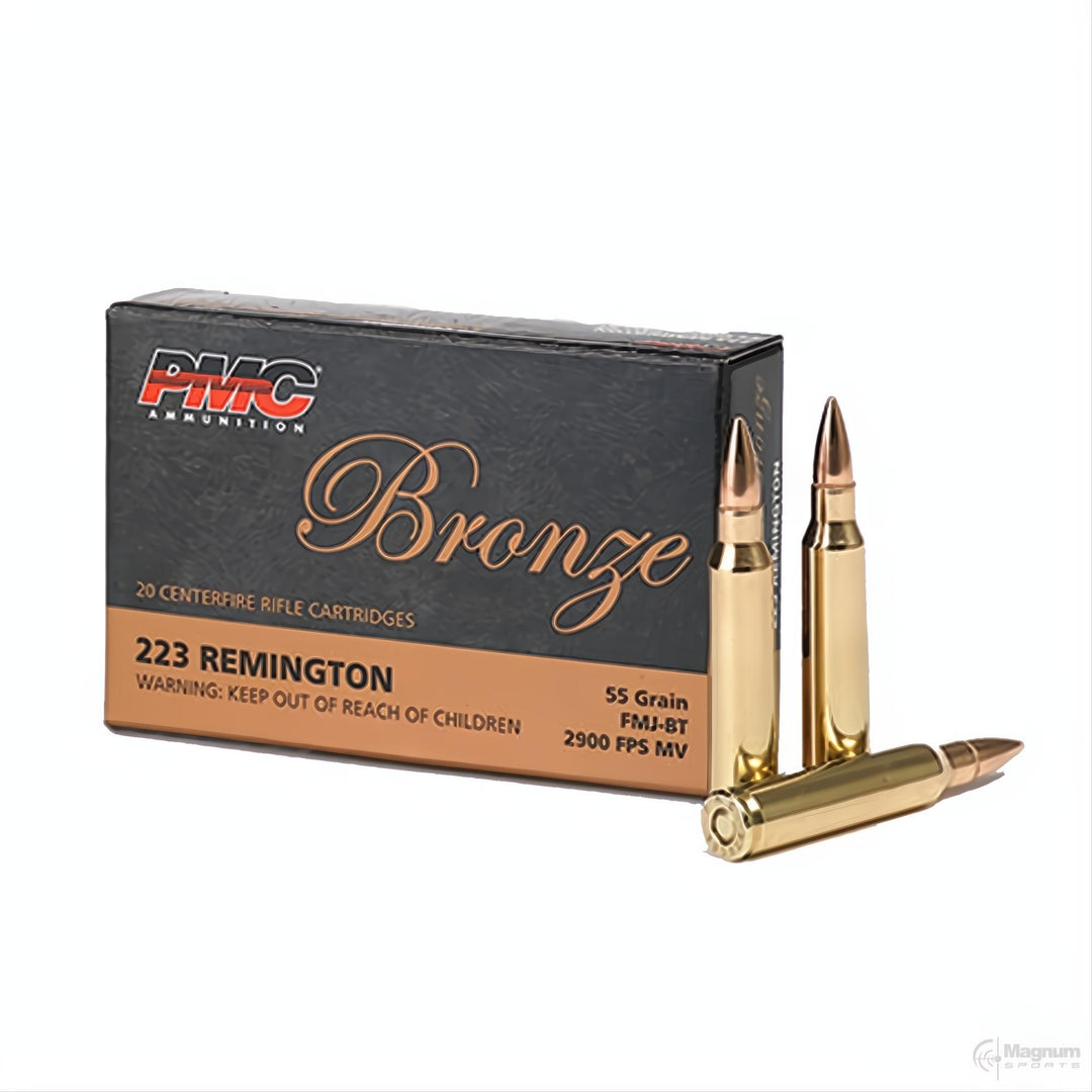 Pmc Ammunition Bronze 223 FMJ-BT 55gr