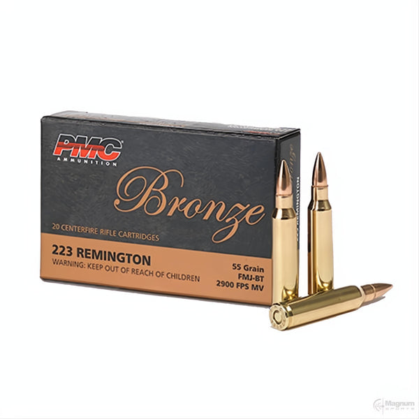 Pmc Ammunition Bronze 223 FMJ-BT 55gr