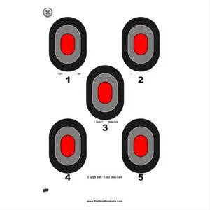 Proshot Red Centre Targets