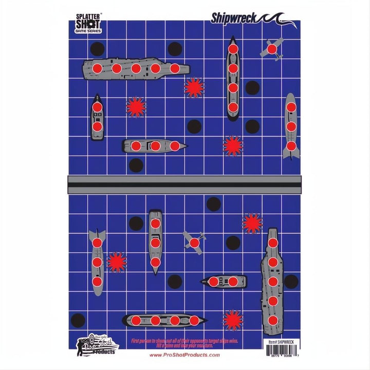 Proshot Splatter Shot 12 x 18" Peel &amp; Stick Target