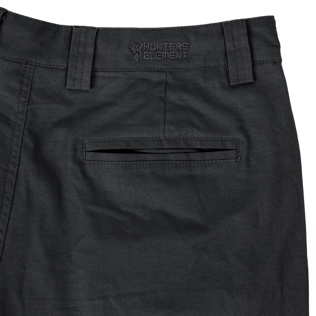 Hunters Element Rakaia Shorts Black