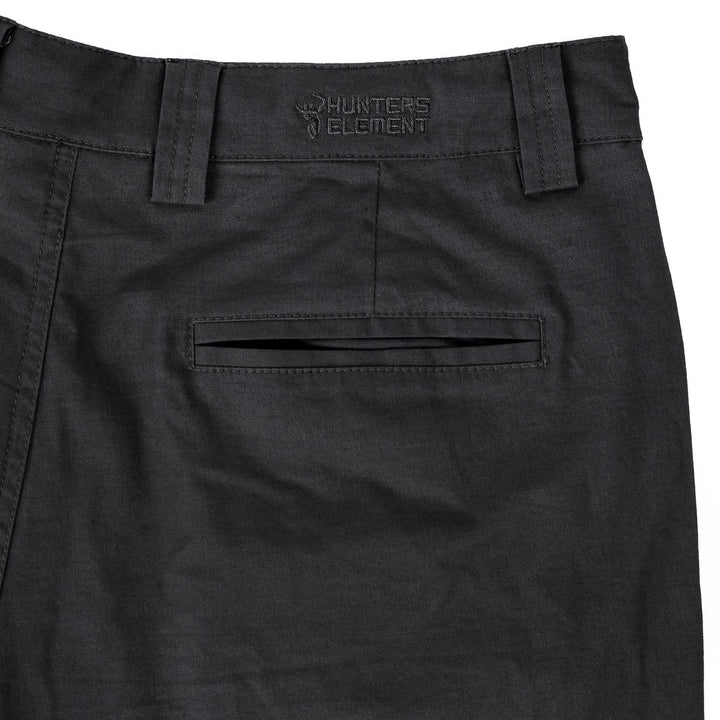 Hunters Element Rakaia Shorts Black