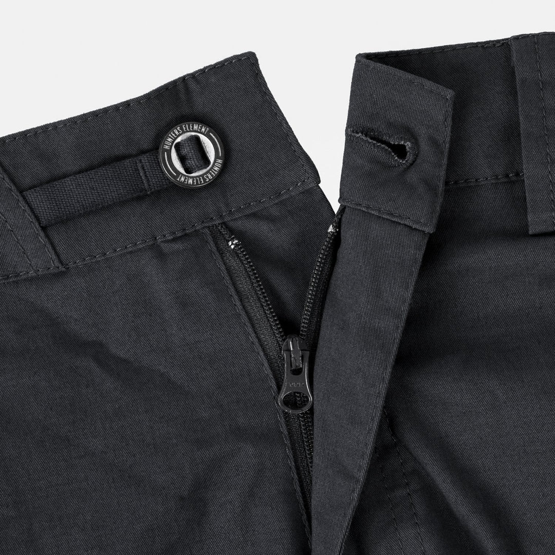 Hunters Element Rakaia Shorts Black