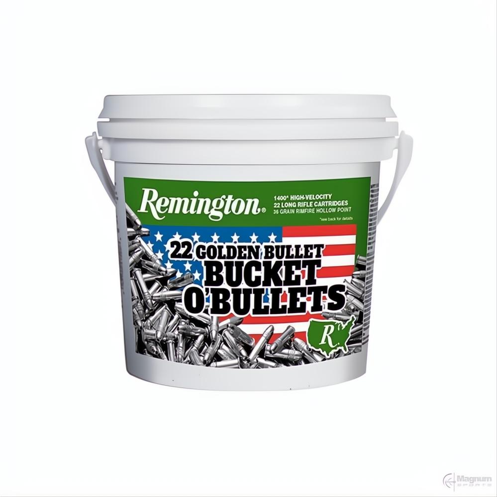 Remington 22LR 36gr HV HP GOLDEN BUCKET O BULLETS