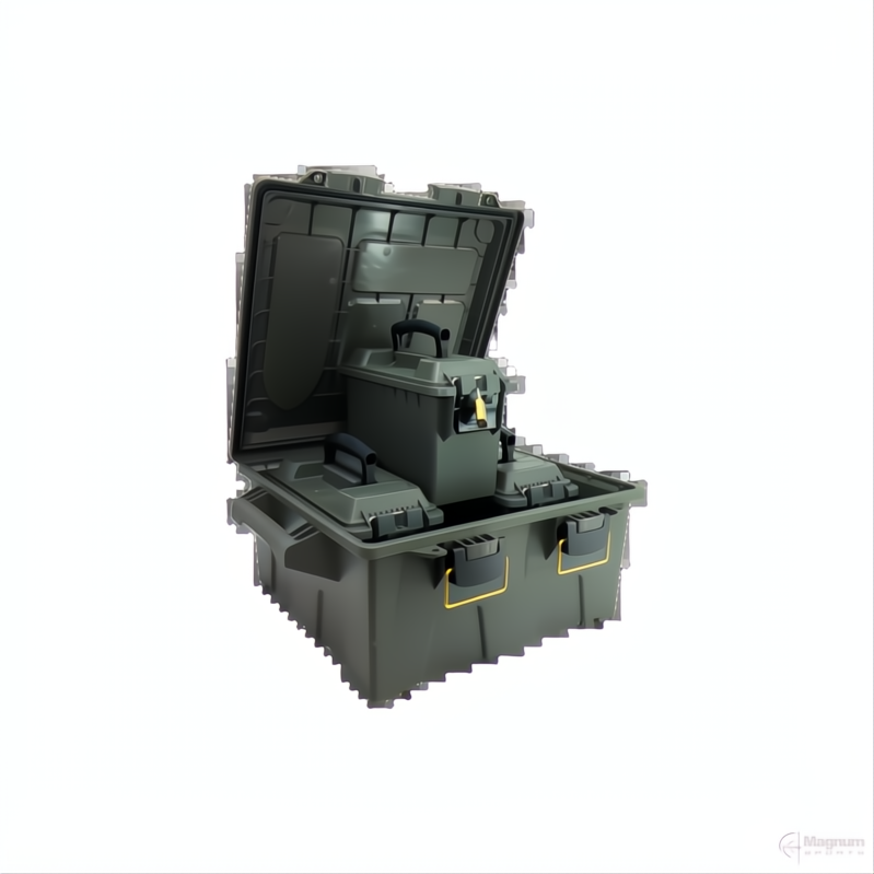 Ridgetek 4pc. Ammo Box & Lge Crate