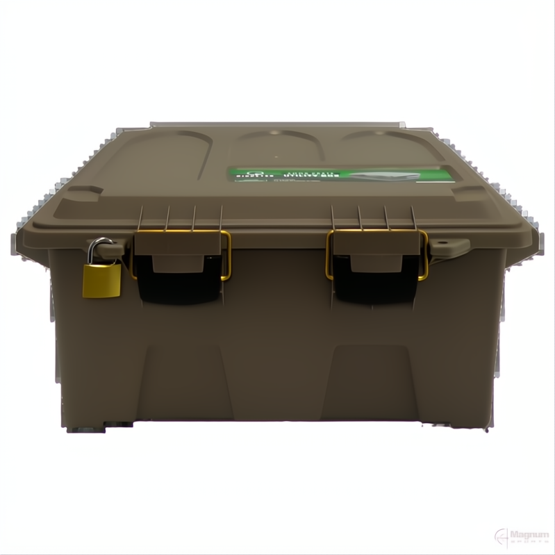 Ridgetek Ammo Crate Utility Box Lge Dark Earth Inc Padlock