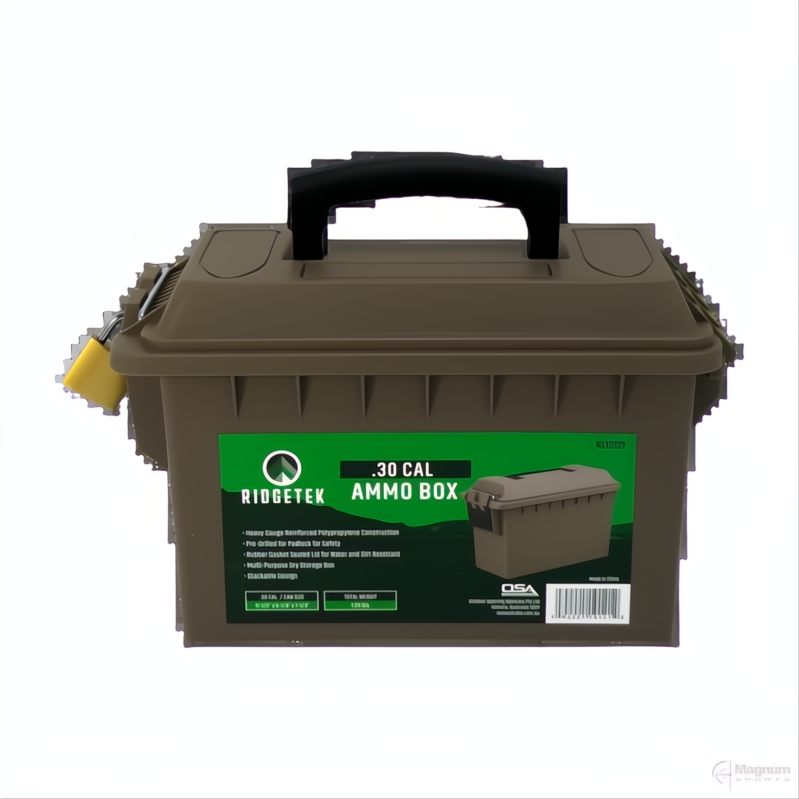 Ridgetek .30Cal Ammo Box Inc Padlock