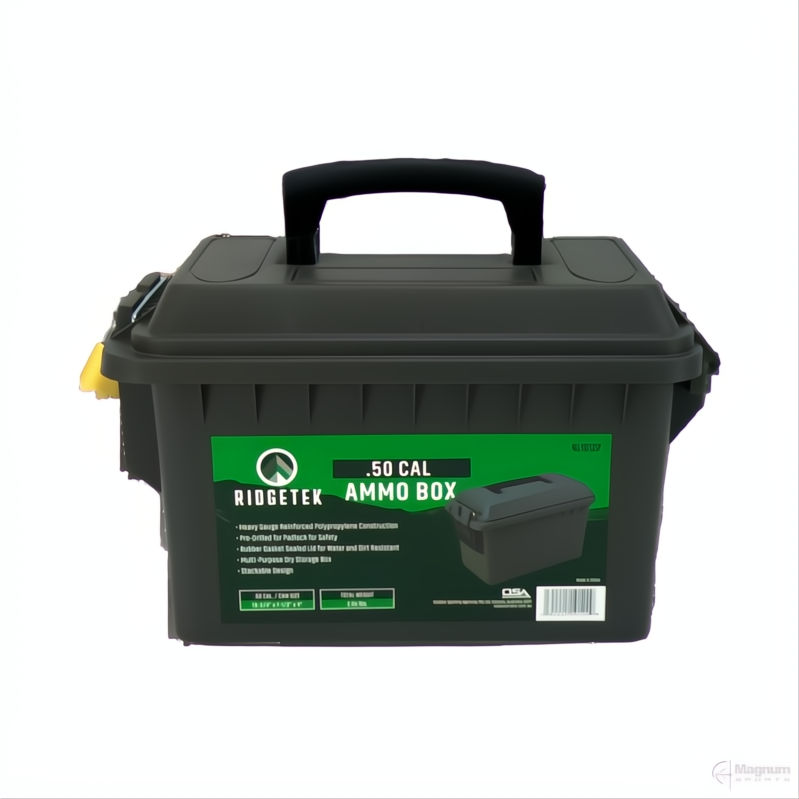 Ridgetek .50 Cal Ammo Box Inc Padlock