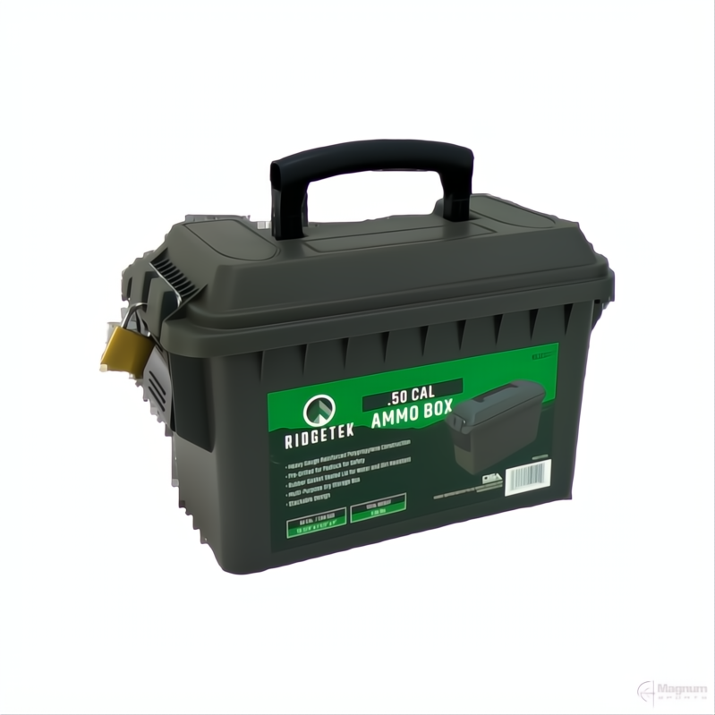 Ridgetek .50 Cal Ammo Box Inc Padlock