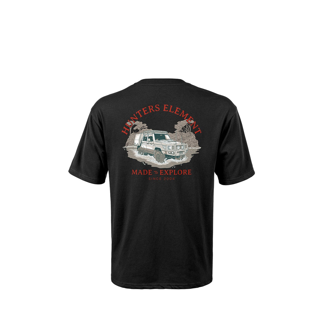 Hunters Element River Cruiser Tee Black