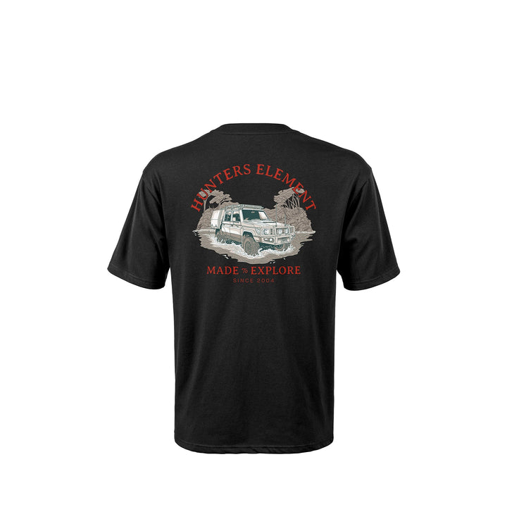 Hunters Element River Cruiser Tee Black