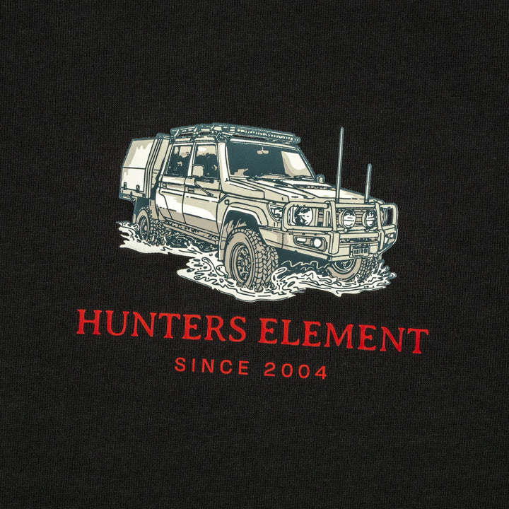 Hunters Element River Cruiser Tee Black