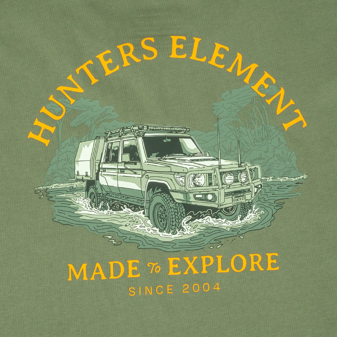 Hunters Element River Cruiser Tee Ivy