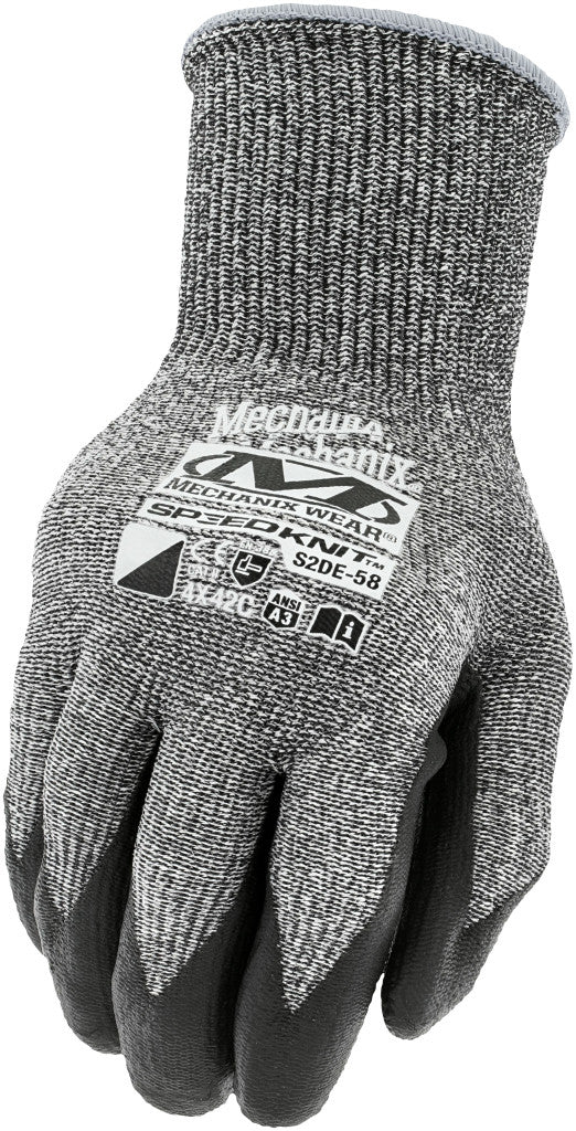 Mechanix Wear SpeedKnit Cut Resistant Glove Black S/M