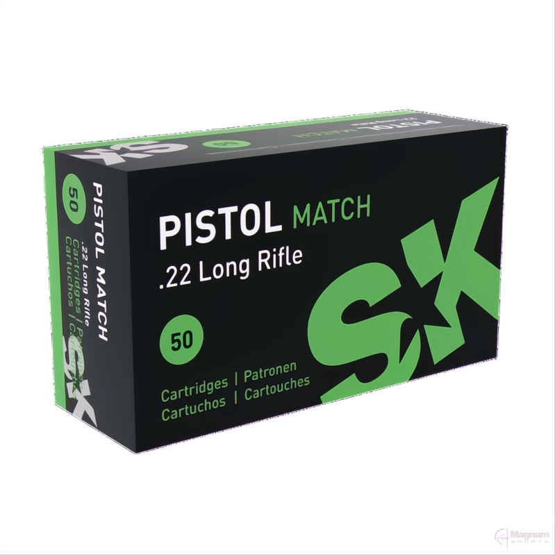 SK PISTOL MATCH .22LR 40GR LRN