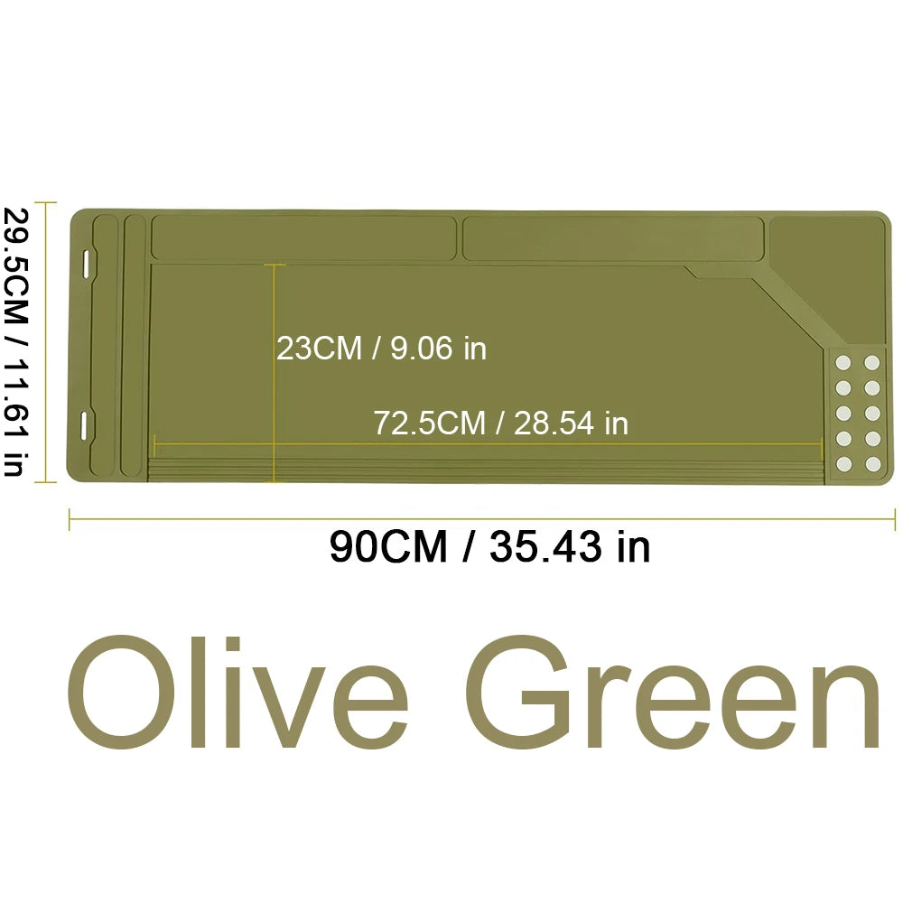 Magnum Magnetic Gun Cleaning Mat 90cm Olive Green