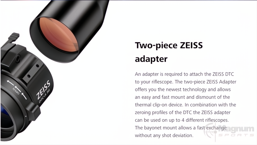 Zeiss DTC 3/25 Thermal Imaging Clip-On
