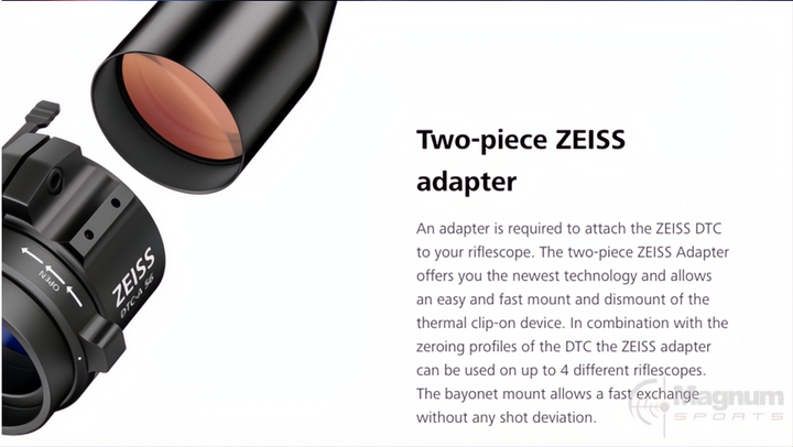 Zeiss DTC 3/25 Thermal Imaging Clip-On