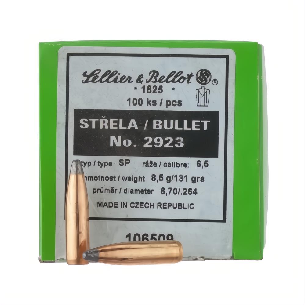 Sellier &amp; Bellot 6.5mm (.264 Diameter) SP 131gr Projectiles