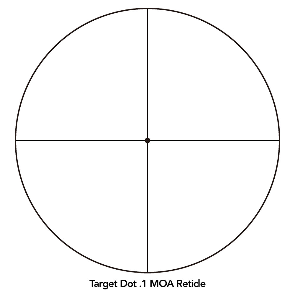 Sightron SIII Long Range 10-50x60 LR Target Dot Target Dot 0.1 MOA reticle