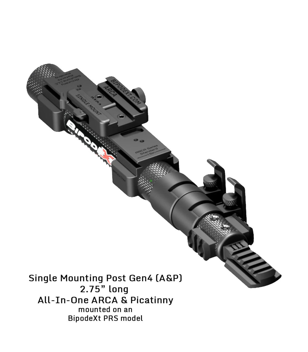 Accuracy Solutions Mounting Post Single Gen4 (ARCA & Picatinny All-In-One) Kit