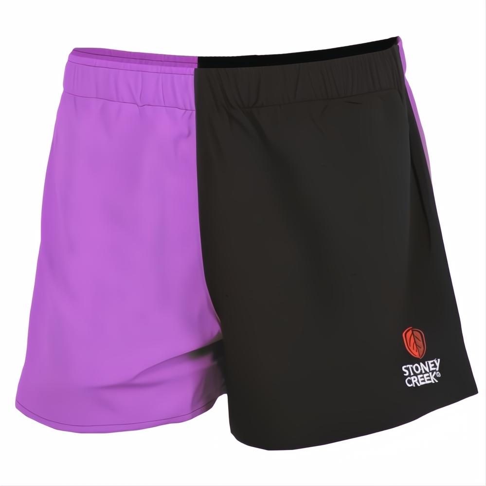 Stoney Creek Womens Jester Shorts Purple/Black