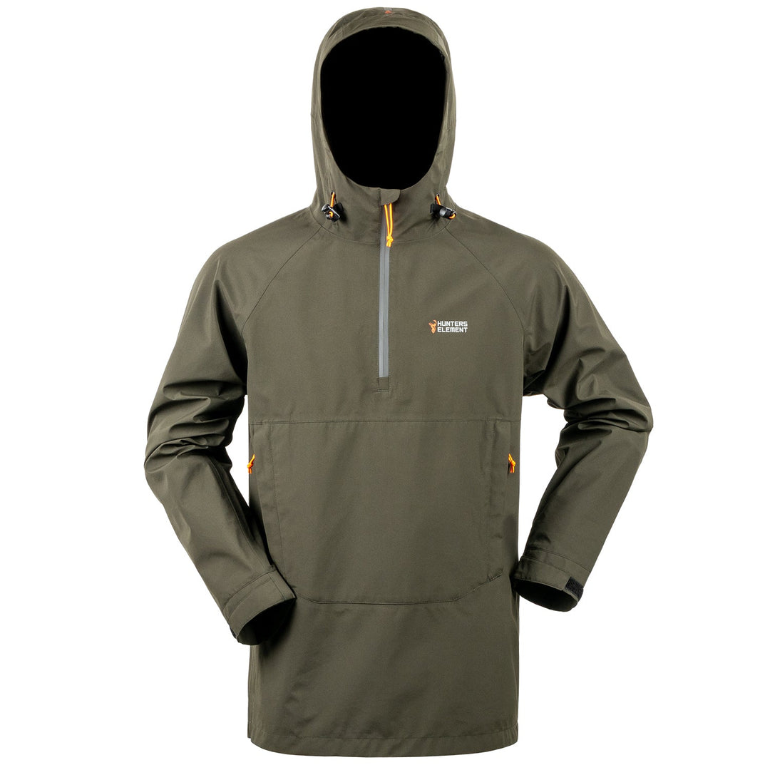 Hunters Element Storm Jacket Half Zip Forest Green