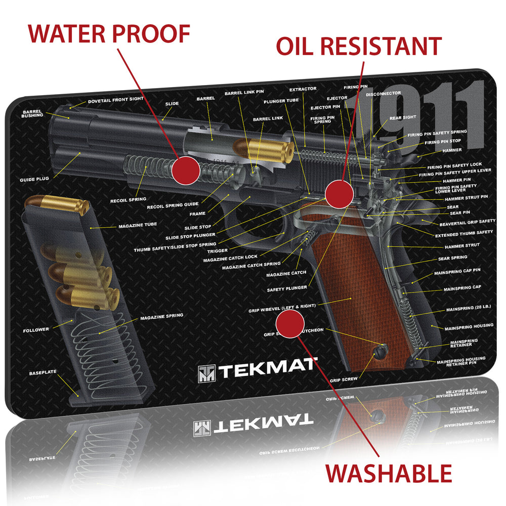 TekMat 1911 Cutaway Gun Cleaning Mat