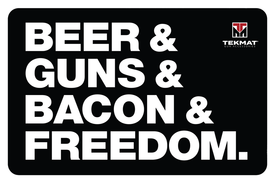 TekMat Beer Guns Bacon Freedom Gun Cleaning Mat