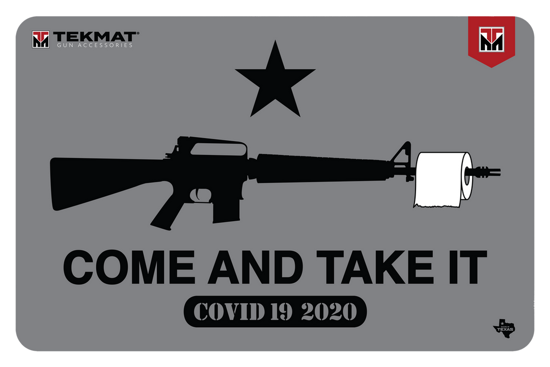 TekMat Come and Take It Toilet Paper AR Gun Cleaning Mat