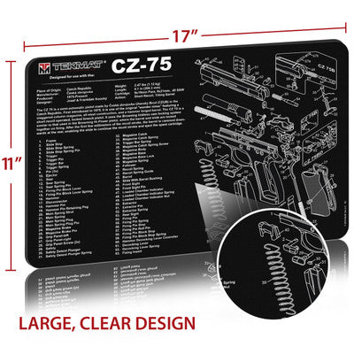 TekMat CZ 75 Gun Cleaning Mat