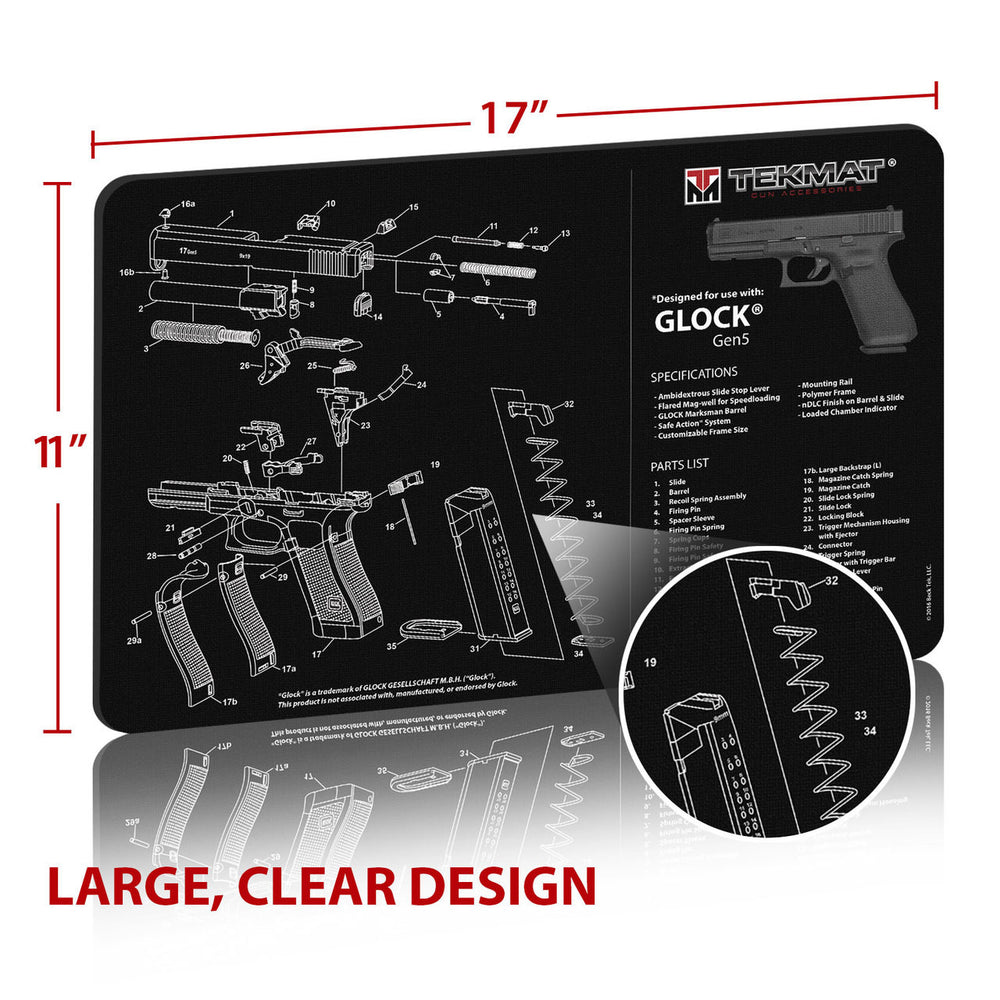 TekMat Glock Gen 5 Gun Cleaning Mat