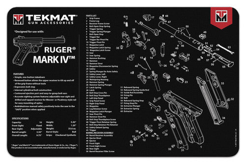 TekMat Ruger Mark IV Gun Cleaning Mat