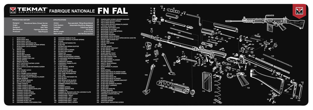 TekMat FN FAL Gun Cleaning Mat