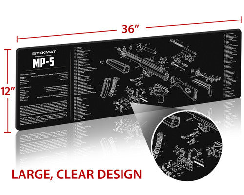 TekMat Heckler & Koch MP5 Gun Cleaning Mat